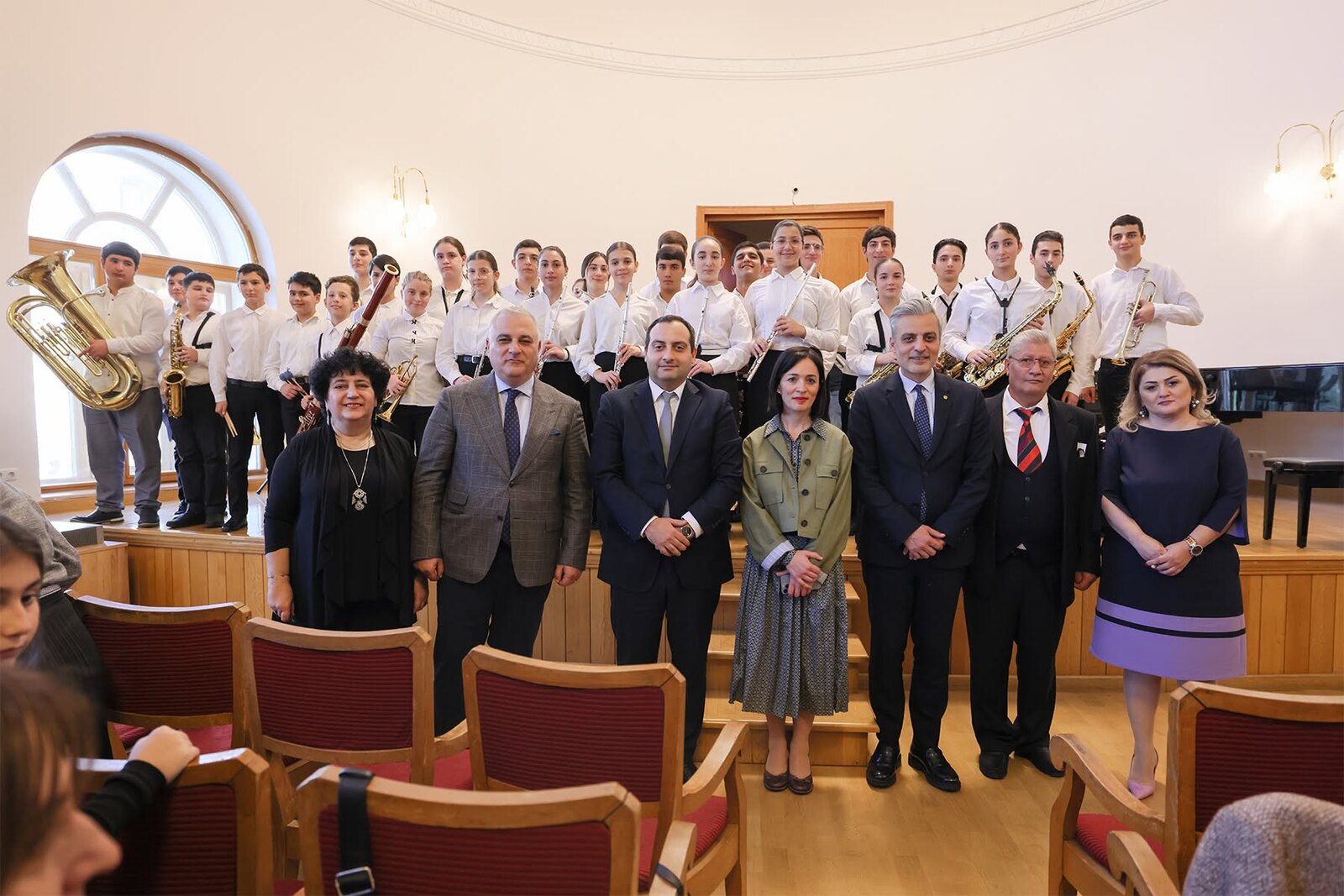 Ապարանի արվեստի դպրոցի պատվիրակության այցը Սայաթ-Նովայի անվան երաժշտական դպրոց